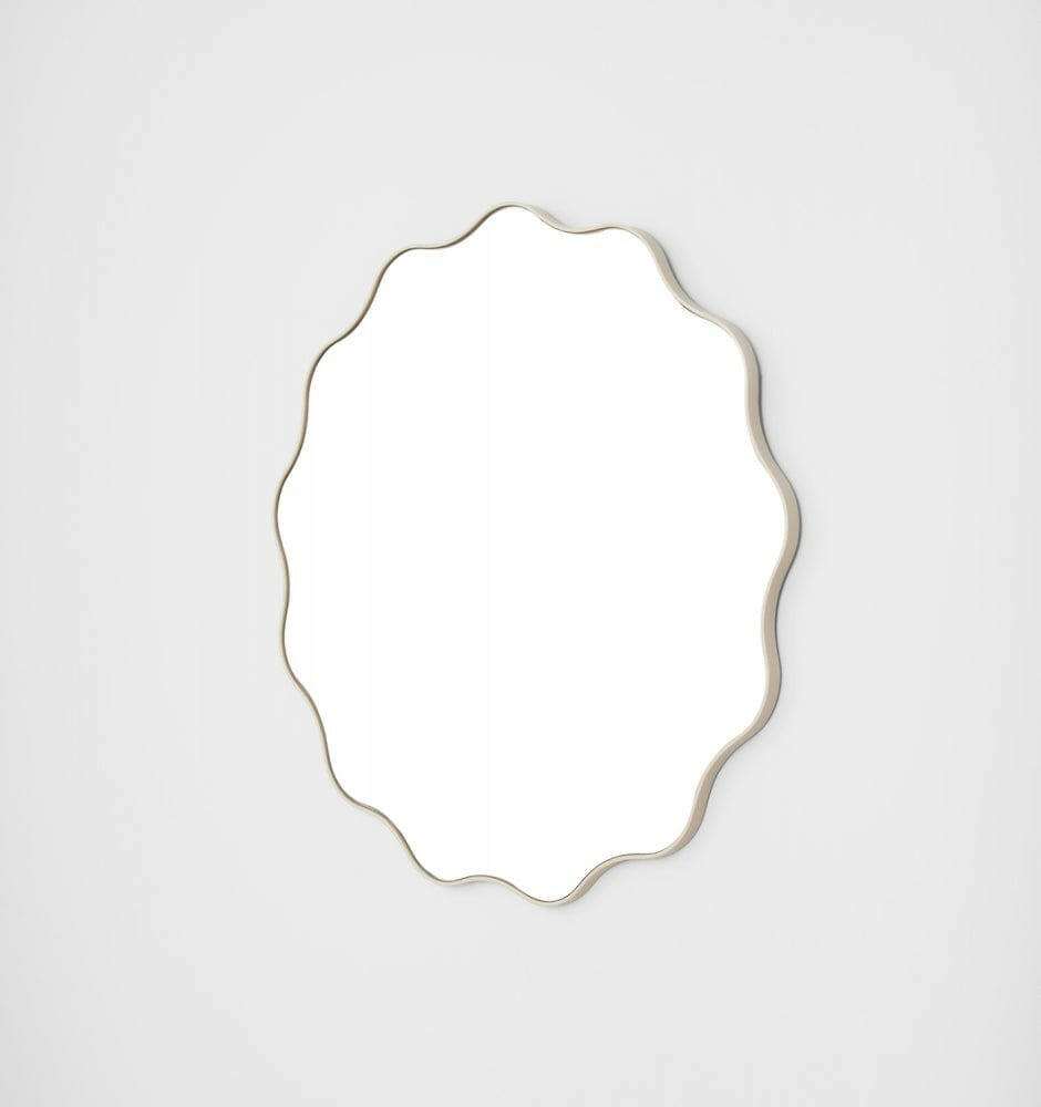 Middle of Nowhere Mirrors Middle of Nowhere Artemis Round Mirror, Sand, 100 x 100cm