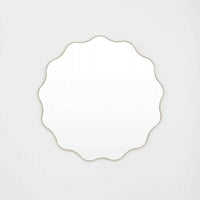Middle of Nowhere Mirrors Middle of Nowhere Artemis Round Mirror, Sand, 100 x 100cm