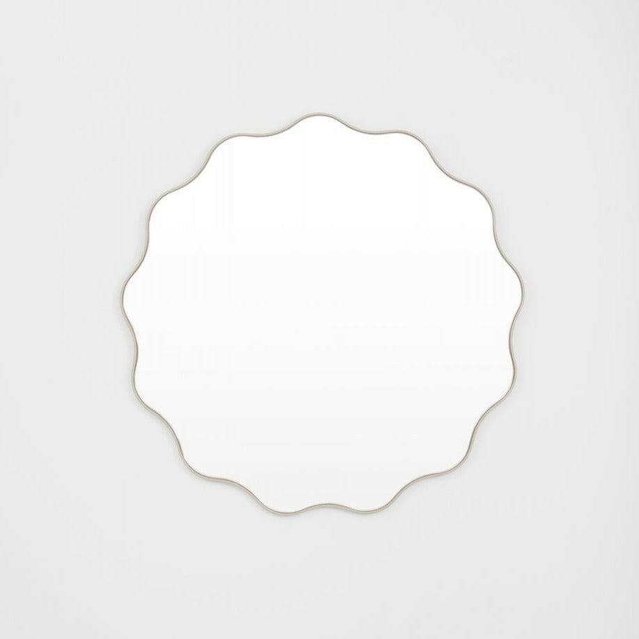 Middle of Nowhere Mirrors Middle of Nowhere Artemis Round Mirror, Sand, 100 x 100cm