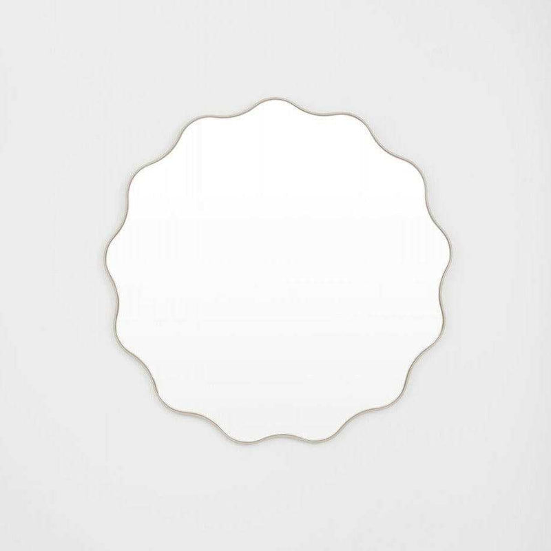 Middle of Nowhere Mirrors Middle of Nowhere Artemis Round Mirror, Sand, 100 x 100cm