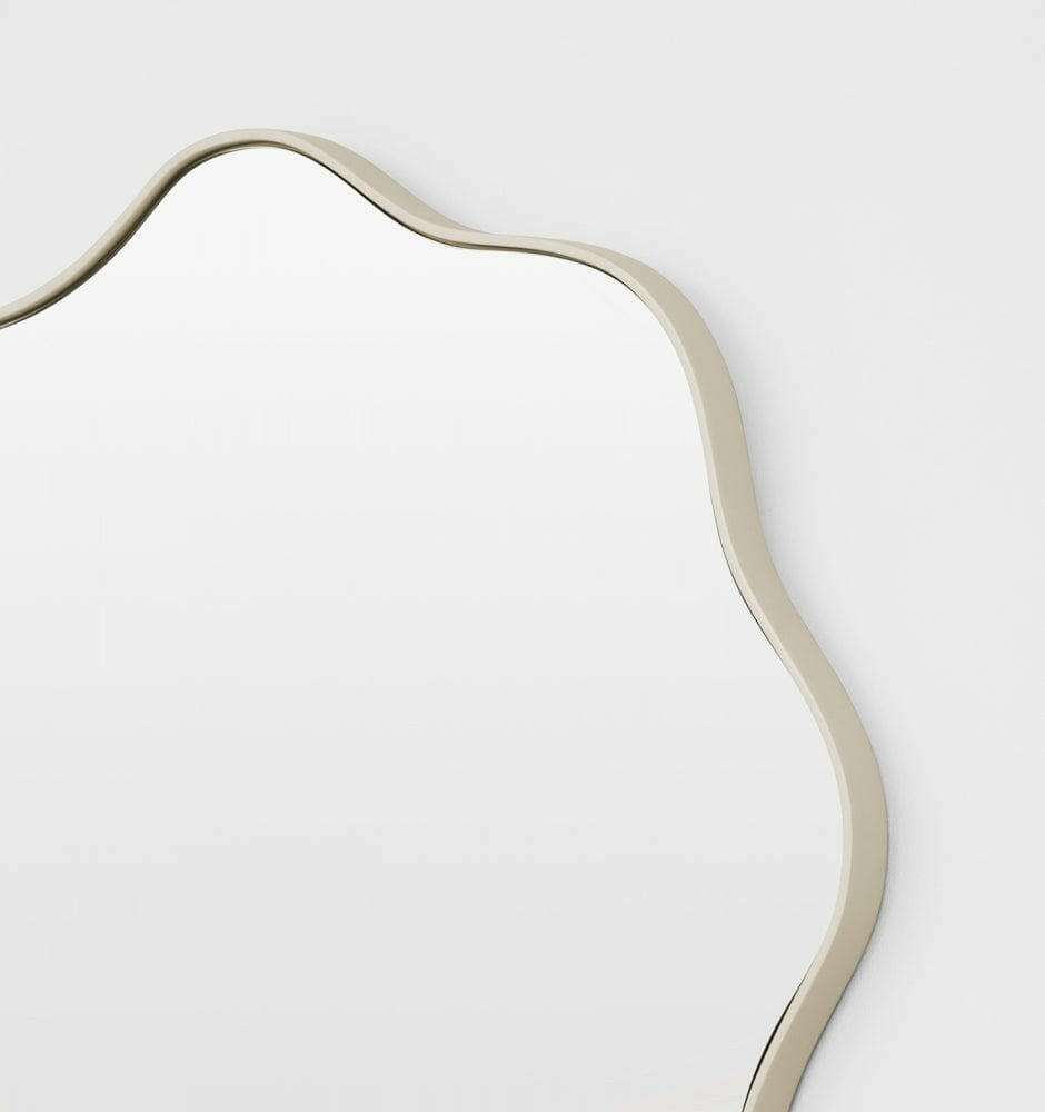 Middle of Nowhere Mirrors Middle of Nowhere Artemis Round Mirror, Sand, 65 x 65cm