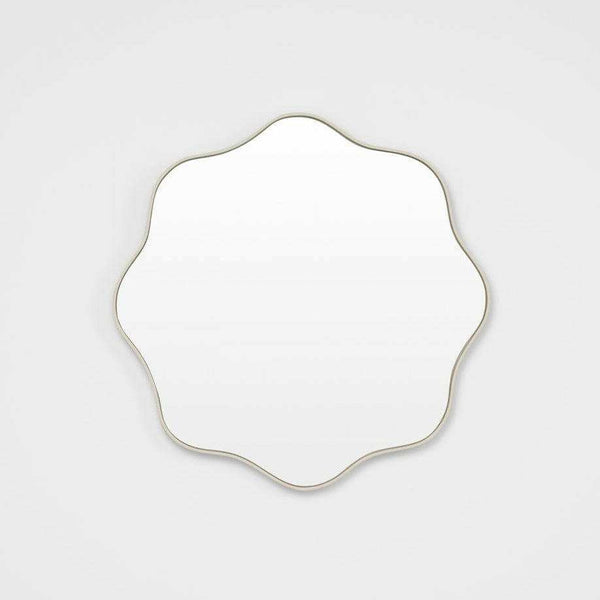 Middle of Nowhere Artemis Round Mirror, Sand, 65 x 65cm | Norsu Interiors