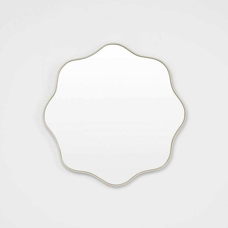 Middle of Nowhere Mirrors Middle of Nowhere Artemis Round Mirror, Sand, 65 x 65cm