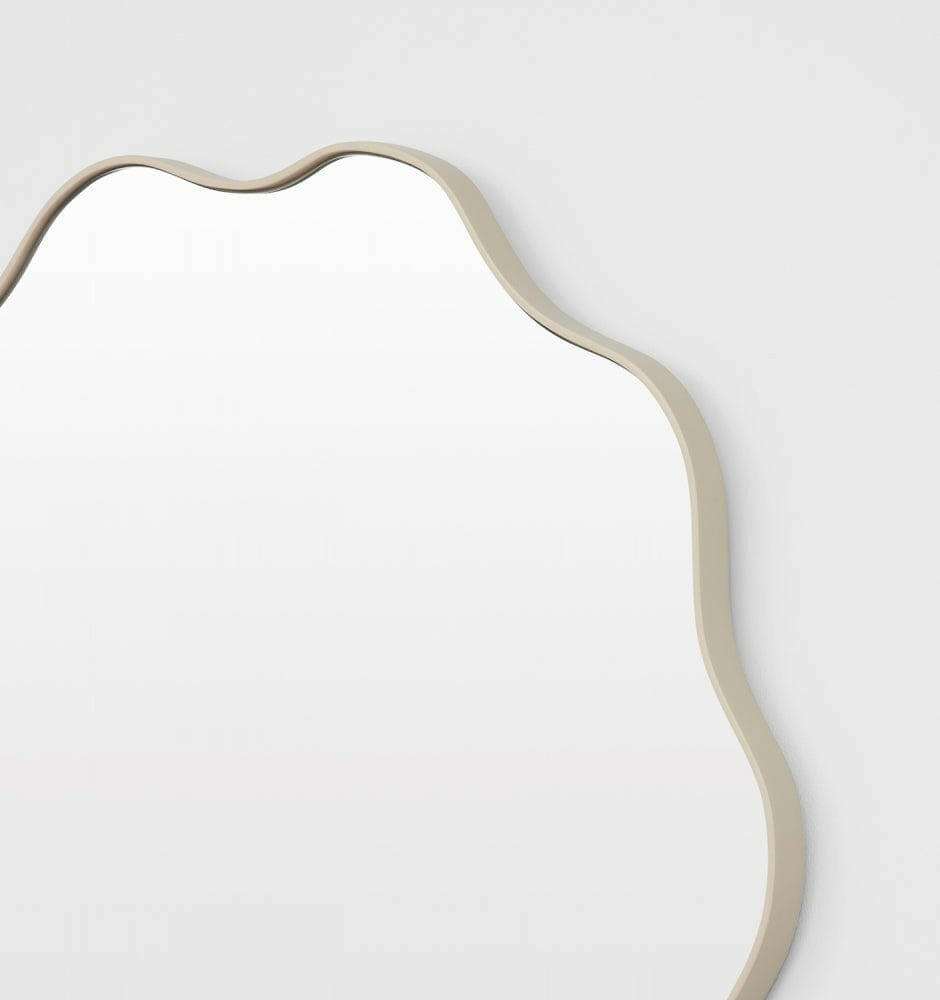 Middle of Nowhere Mirrors Middle of Nowhere Artemis Round Mirror, Sand, 80 x 80cm