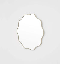 Middle of Nowhere Mirrors Middle of Nowhere Artemis Round Mirror, Sand, 80 x 80cm