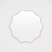 Middle of Nowhere Mirrors Middle of Nowhere Artemis Round Mirror, Sand, 80 x 80cm