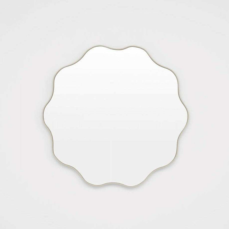 Middle of Nowhere Mirrors Middle of Nowhere Artemis Round Mirror, Sand, 80 x 80cm