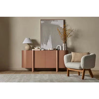 Globe West Cabinets Globe West Artie Buffet, Washed Terracotta