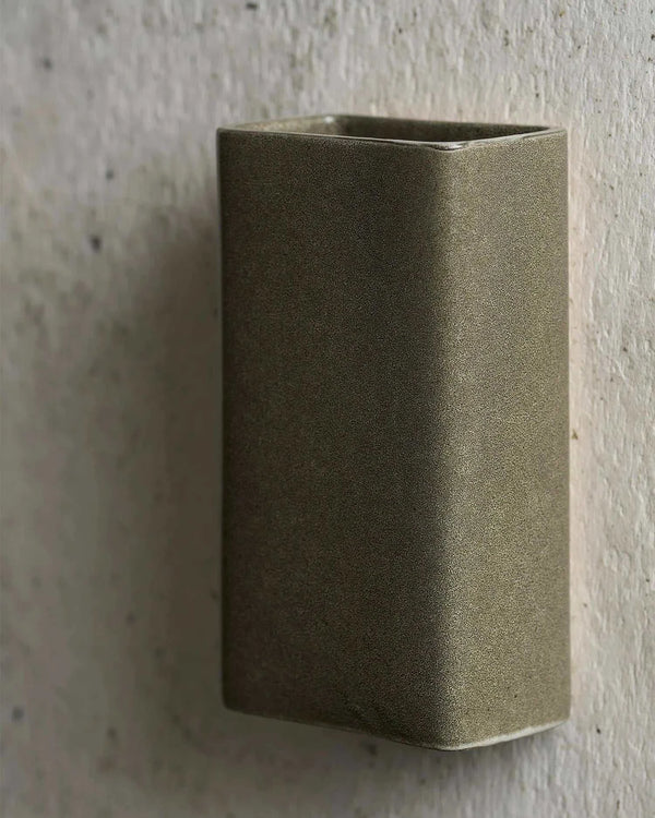 Robert Gordon Box ceramic wall light, rivergum | Norsu Interiors