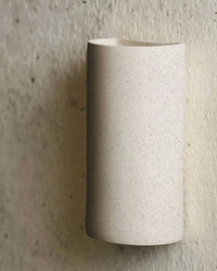Robert Gordon Interiors Wall Sconce Robert Gordon Curve Ceramic Wall Light - Stone