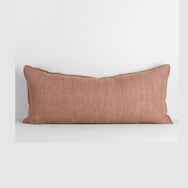 Baya Flaxmill Lumbar Cushion - Clay