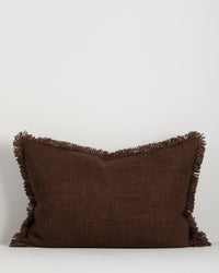 Baya Dover Oblong Cushion - Chocolate 40 x 60 | Norsu Interiors