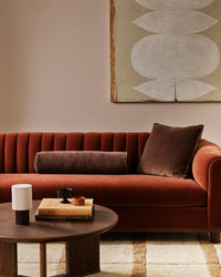 Baya Elliot Bolster Cushion - Chocolate
