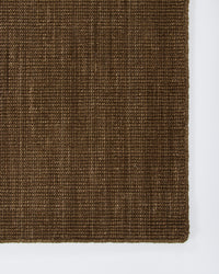 Baya Linden Floor Rug - Ironbark corner detail