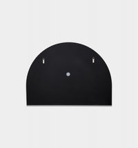 Middle of Nowhere Bjorn Wide Arch Mirror, Black, 110 x 80cm - reverse showing fixings