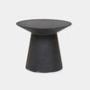 Globe West Side Tables Globe West Livorno Round Side Table (Indoor/Outdoor), Black Speckle
