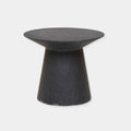 GlobeWest Livorno Round Side Table (Indoor/Outdoor) - Black Speckle