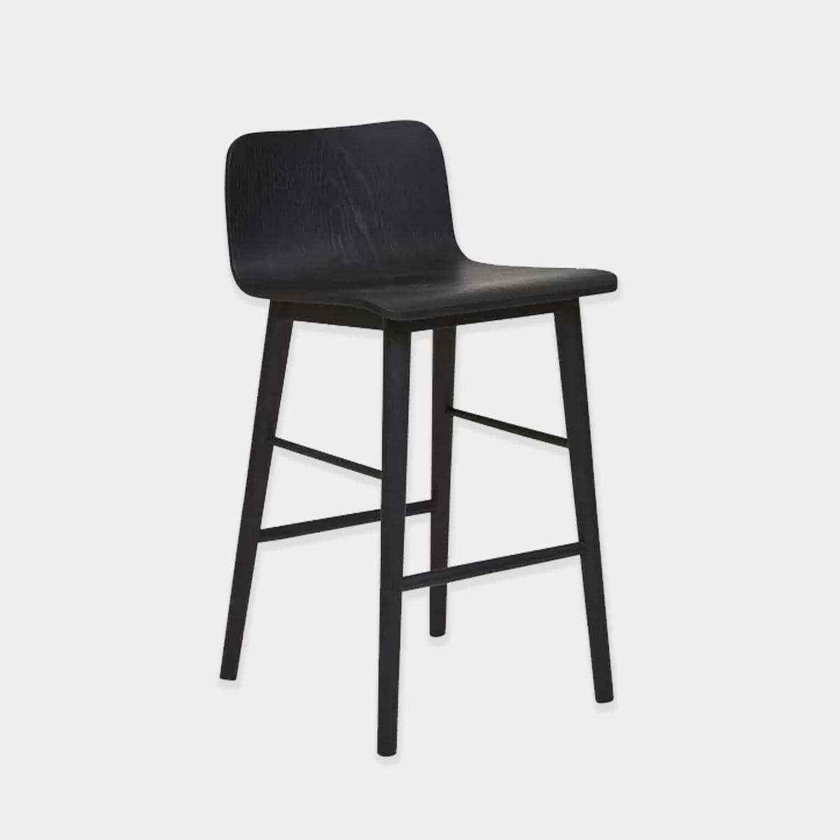 Globe West Bar Stools Globe West Sketch Tami Barstool - Black Onyx