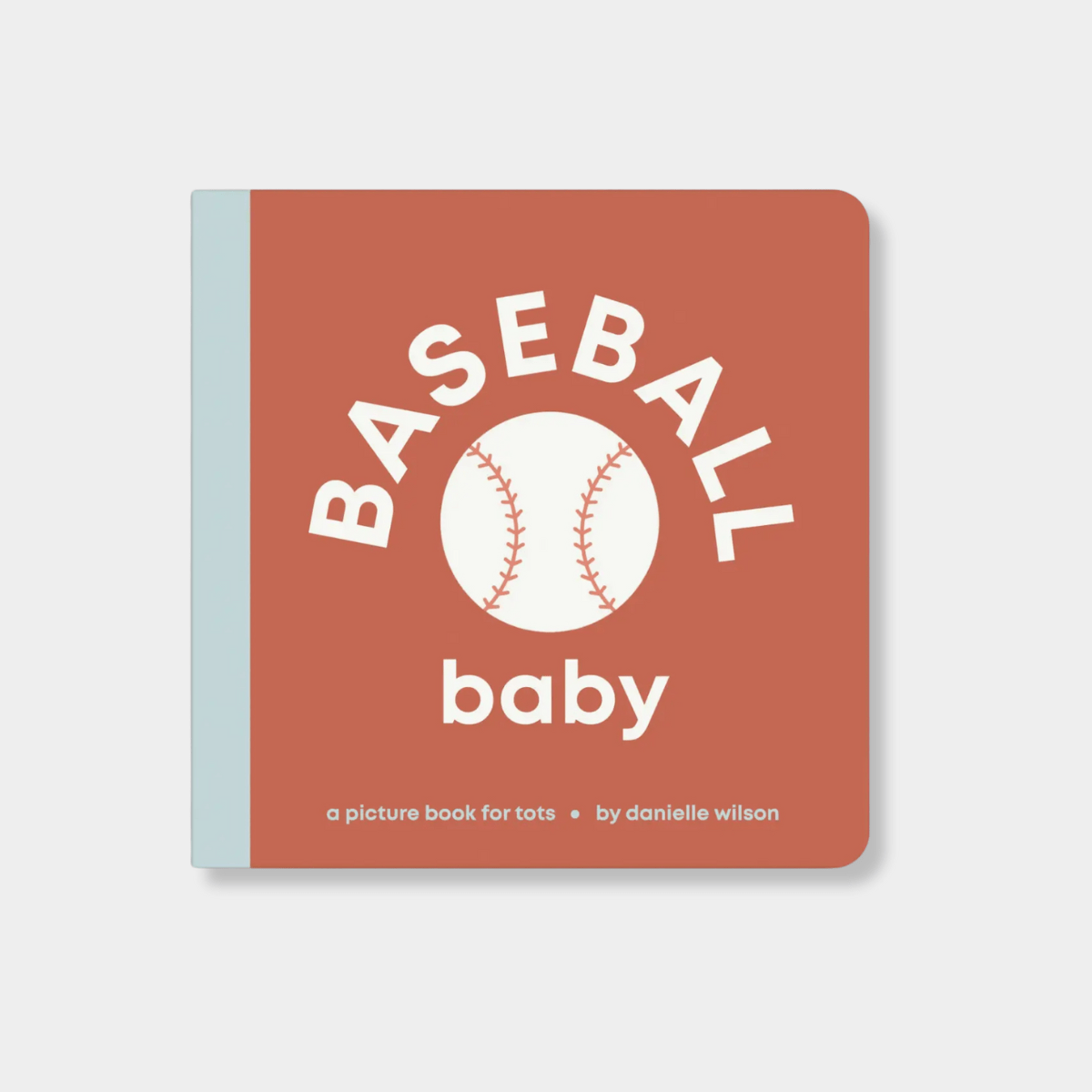 Baseball Baby board book for toddlers with baseball design and durable pages