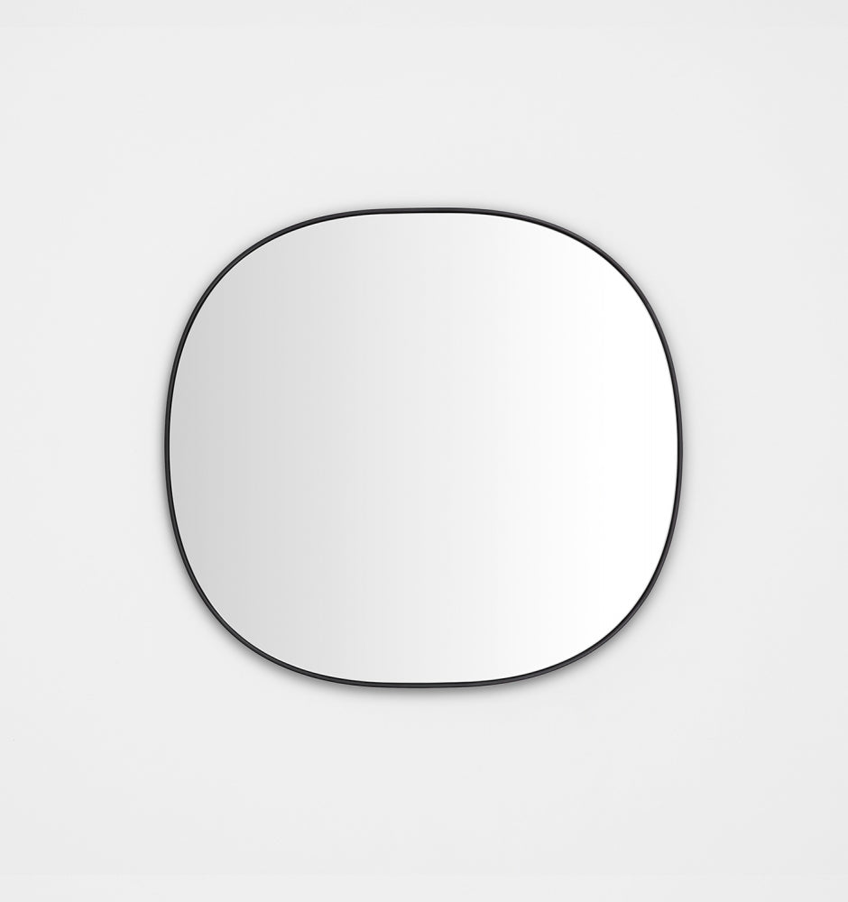 Middle of Nowhere Bob Mirror, Black, 65 x 70cm - alternate view