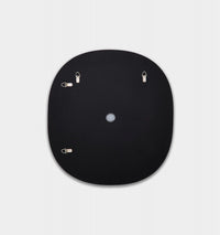Middle of Nowhere Bob Mirror, Black, 65 x 70cm - reverse showing fixings