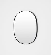 Middle of Nowhere Bob Mirror, Black, 65 x 70cm - frame profile