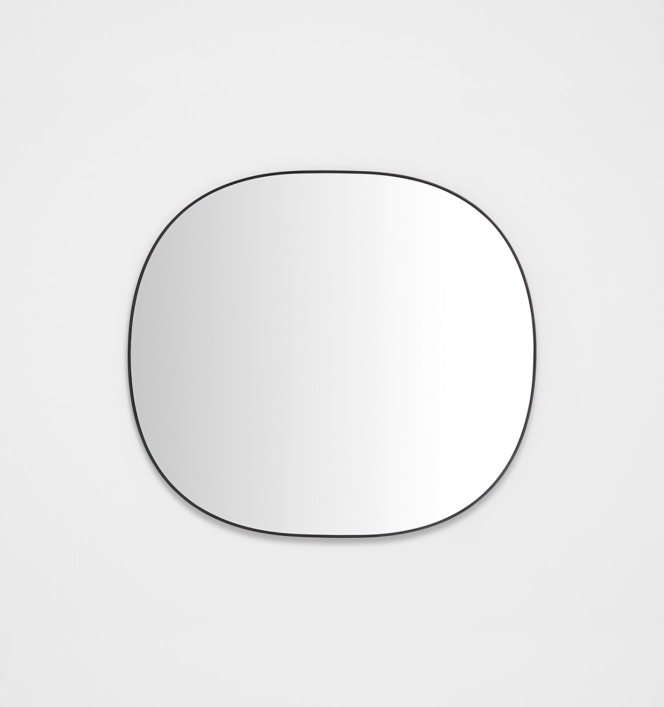 Middle of Nowhere Bob Mirror, Black, 90 x 100cm - alternate view