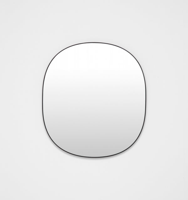 Middle of Nowhere Bob Mirror, Black, 90 x 100cm | Norsu Interiors