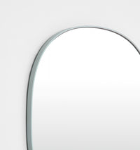 Middle of Nowhere Bob Mirror, Dusty Blue, 65 x 70cm - corner detail