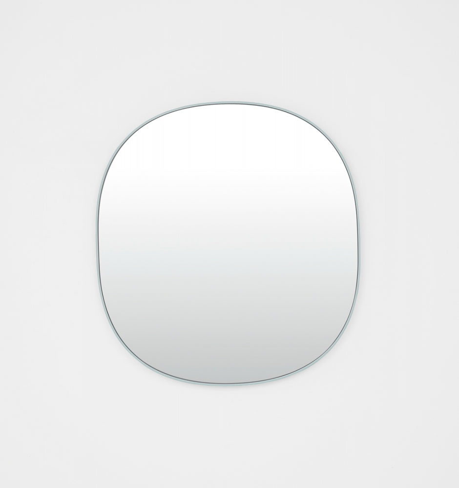 Middle of Nowhere Bob Mirror, Dusty Blue, 65 x 70cm | Norsu Interiors