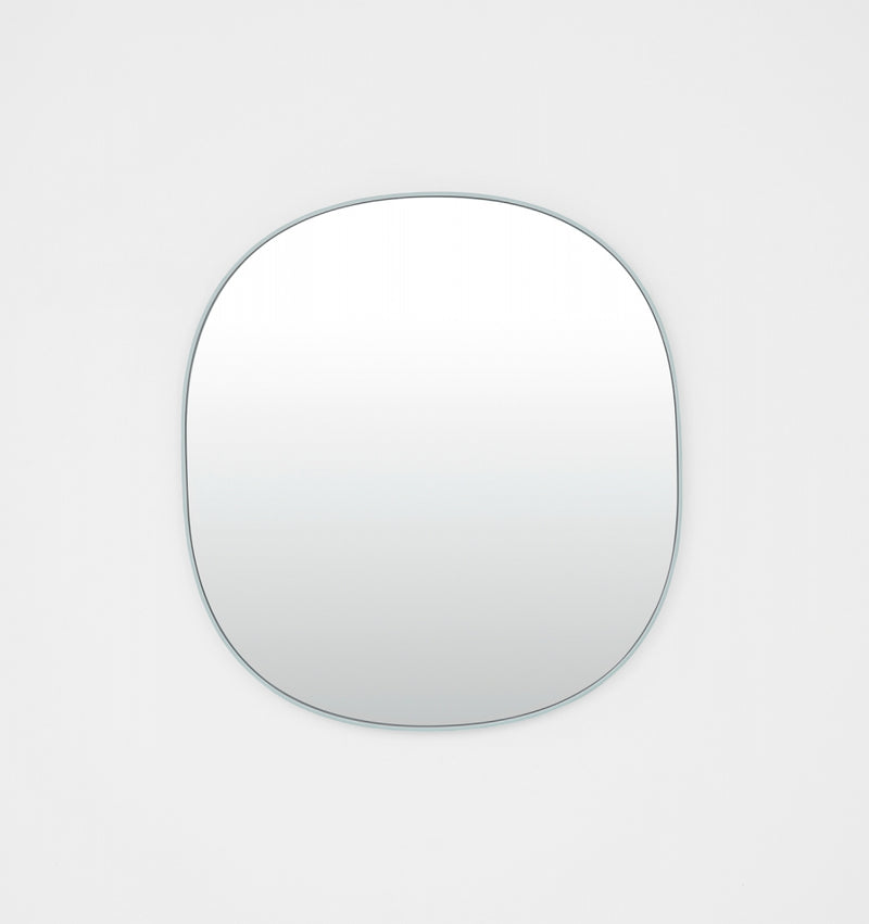 Middle of Nowhere Bob Mirror, Dusty Blue, 65 x 70cm | Norsu Interiors