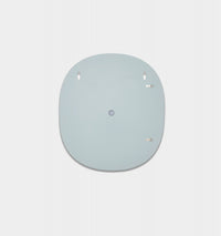 Middle of Nowhere Bob Mirror, Dusty Blue, 90 x 100cm - reverse showing fixings