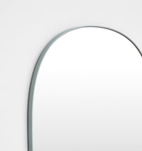 Middle of Nowhere Bob Mirror, Dusty Blue, 90 x 100cm - corner detail