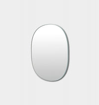 Middle of Nowhere Bob Mirror, Dusty Blue, 90 x 100cm - frame profile