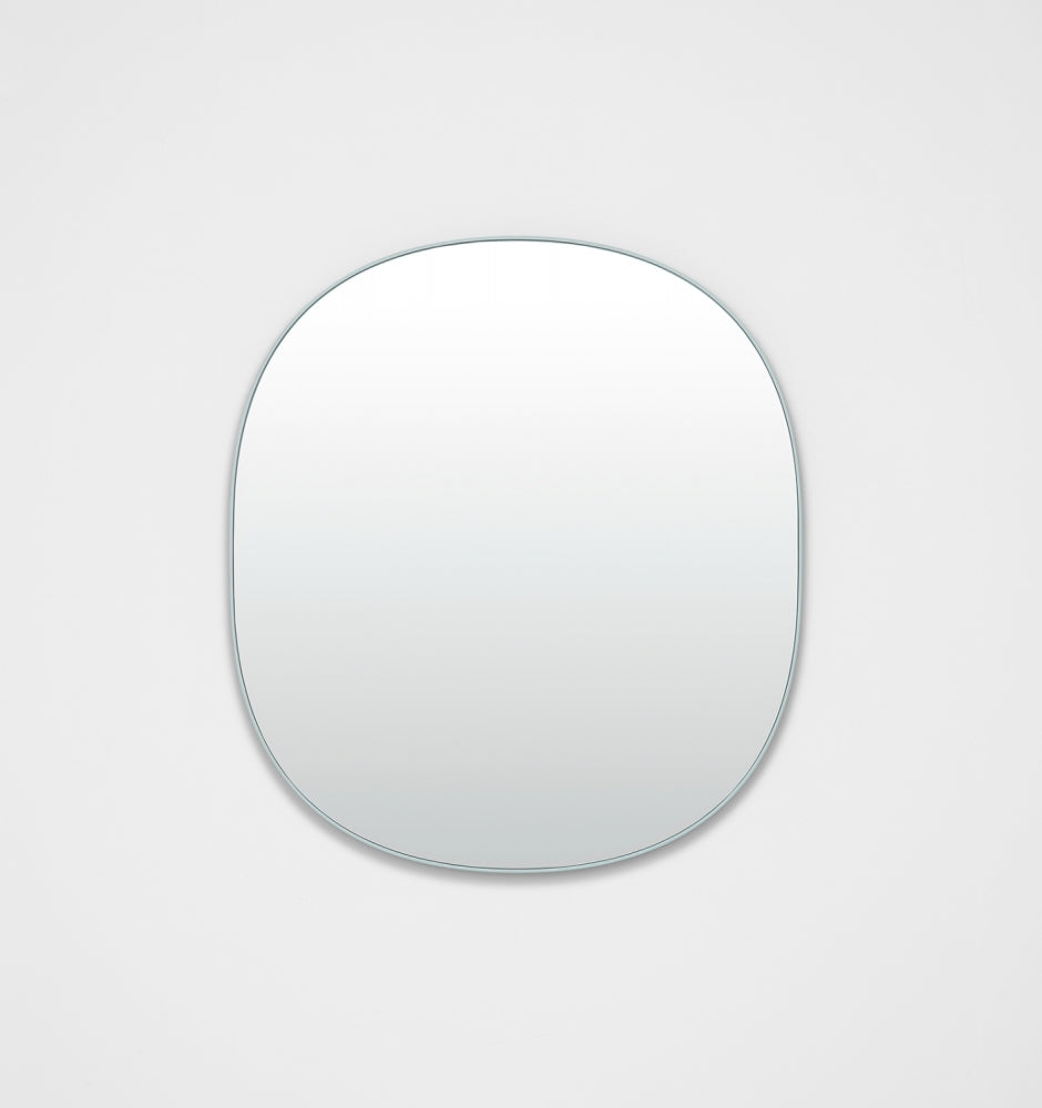 Middle of Nowhere Bob Mirror, Dusty Blue, 90 x 100cm | Norsu Interiors