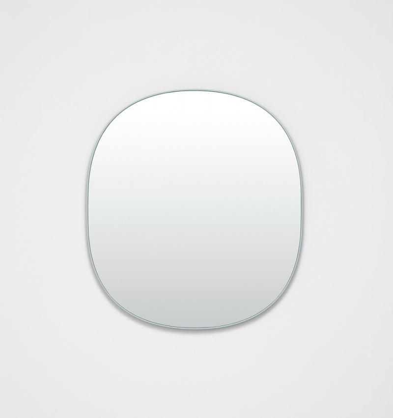 Middle of Nowhere Bob Mirror, Dusty Blue, 90 x 100cm | Norsu Interiors