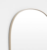 Middle of Nowhere Bob Mirror, Sand, 65 x 70cm - corner detail