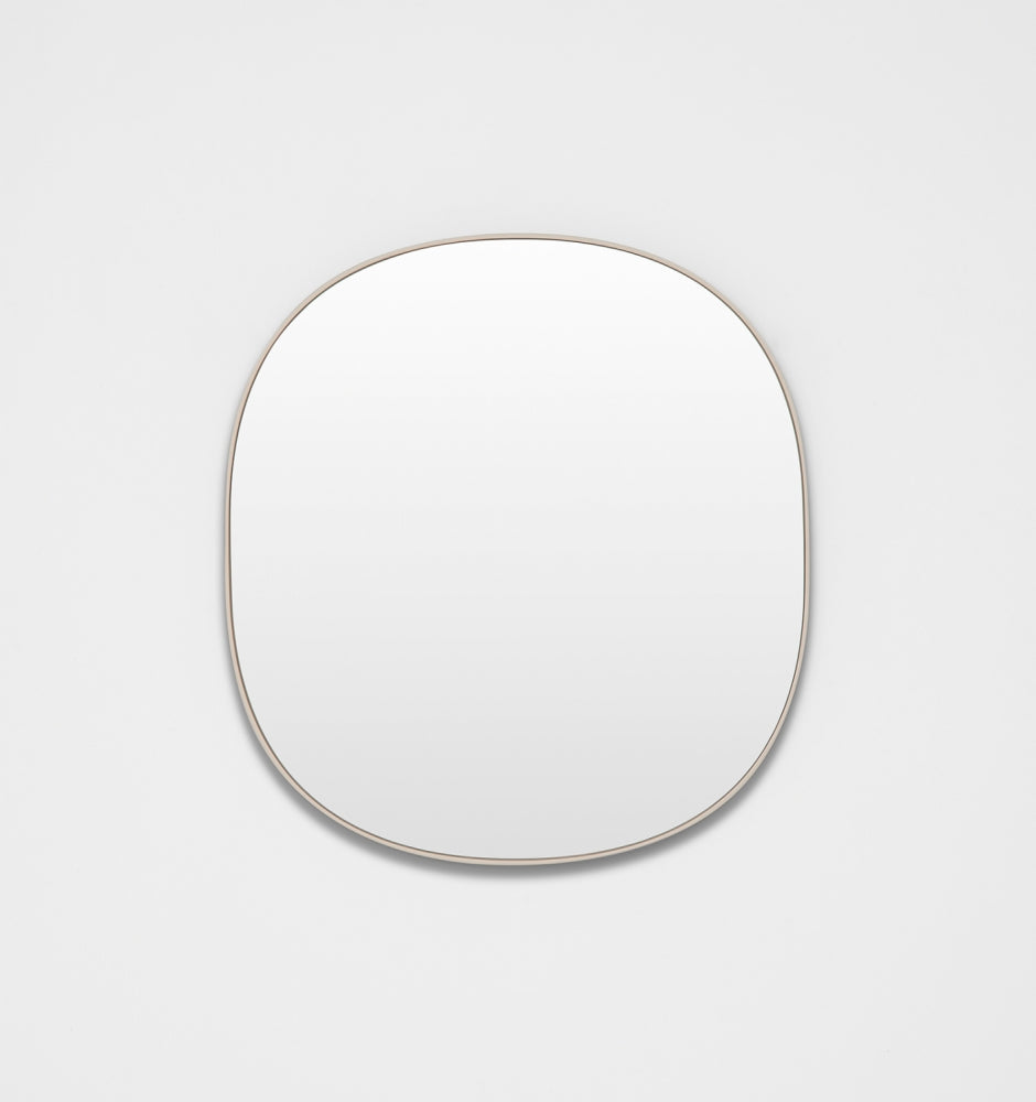 Middle of Nowhere Bob Mirror, Sand, 65 x 70cm | Norsu Interiors