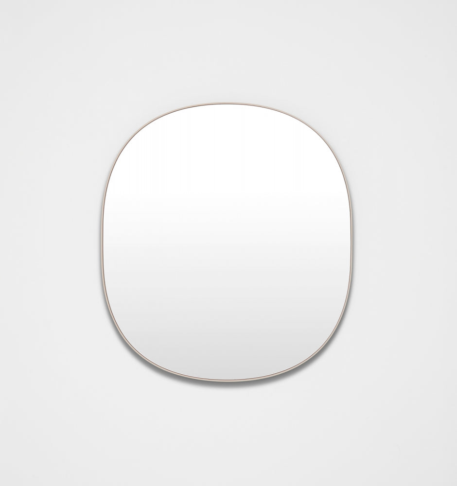 Middle of Nowhere Bob Mirror, Sand, 90 x 100cm | Norsu Interiors