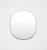 Middle of Nowhere Bob Mirror, Sand, 90 x 100cm | Norsu Interiors
