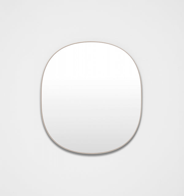 Middle of Nowhere Bob Mirror, Sand, 90 x 100cm | Norsu Interiors