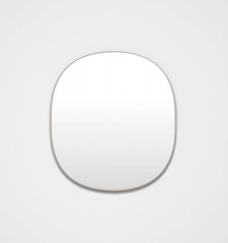 Middle of Nowhere Bob Mirror, Sand, 90 x 100cm | Norsu Interiors