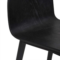 Globe West Bar Stools Globe West Sketch Tami Barstool - Black Onyx