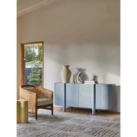 Globe West Cabinets Globe West Artie Buffet, Powder Blue