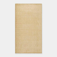 GlobeWest Bower Frame Rug in butter color, hand woven 100% wool, rectangular indoor area rug.