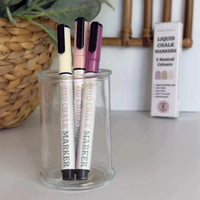 Organising Life Beautifully storage Organising Life Beautifully - Liquid Chalk Markers 3 Pack, Neutrals