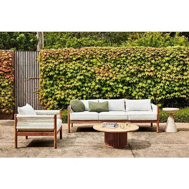 Globe West Side Tables Globe West Livorno Luna Side Table, Warm Sand