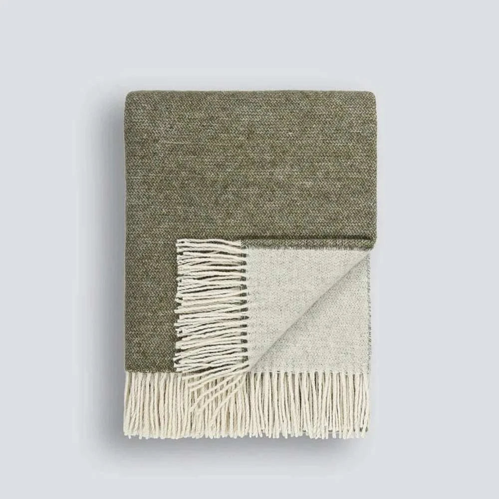 Baya Blankets & Throws Baya Casa Throw – Kale