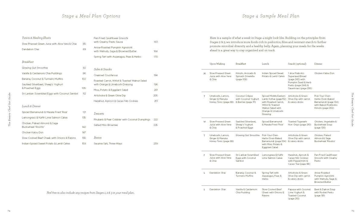The Beauty Chef Gut Guide by Carla Oates book and meal plan for gut health and skin wellness