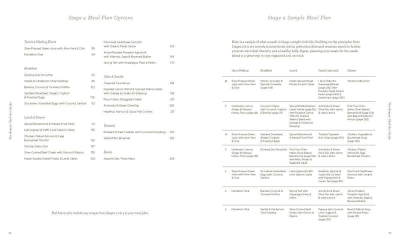 The Beauty Chef Gut Guide by Carla Oates book and meal plan for gut health and skin wellness